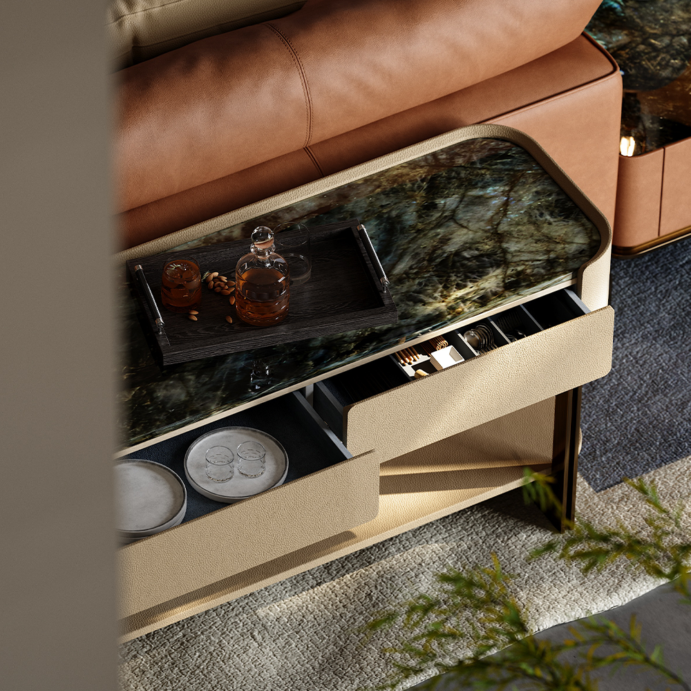 Minimalist Sofa back cabinet