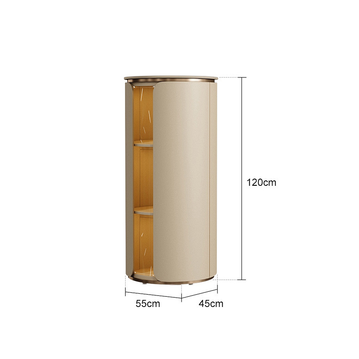 Pillar Decorative cabinet
