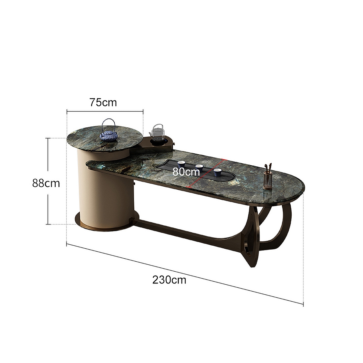 Rhombic Tea Service