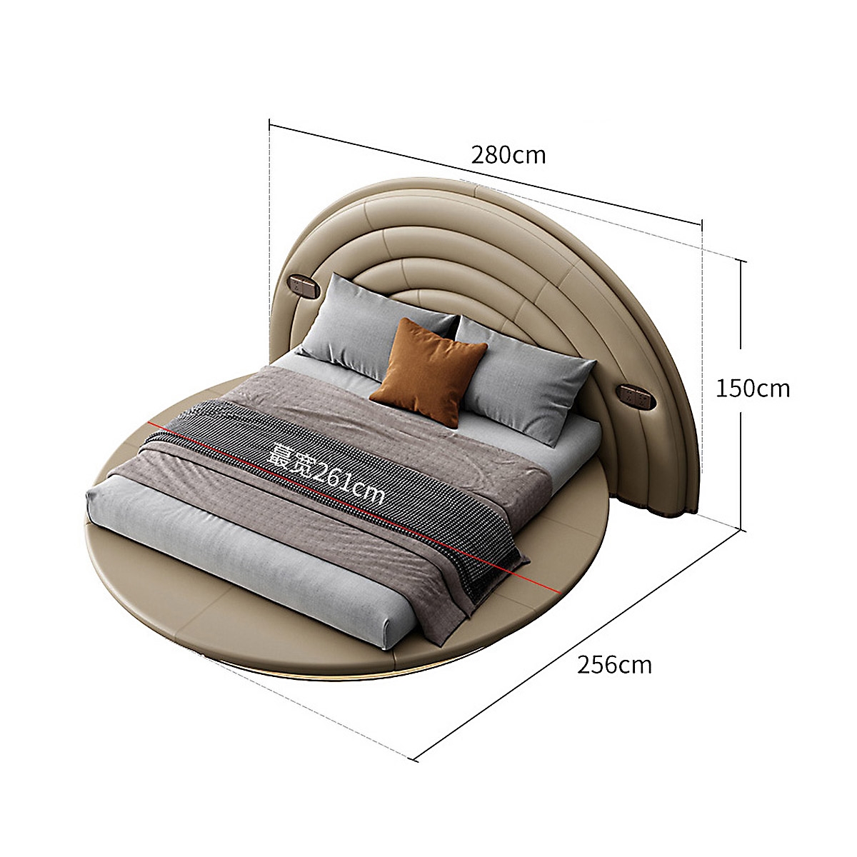 Tactful bed