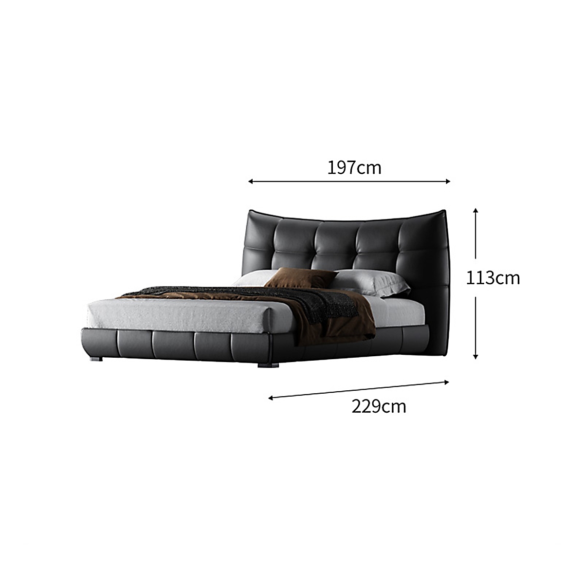 Croissant bed