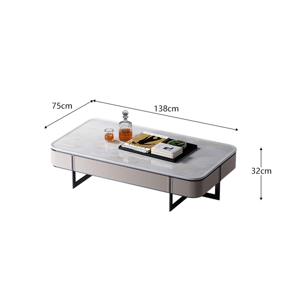 Minimalist tea table