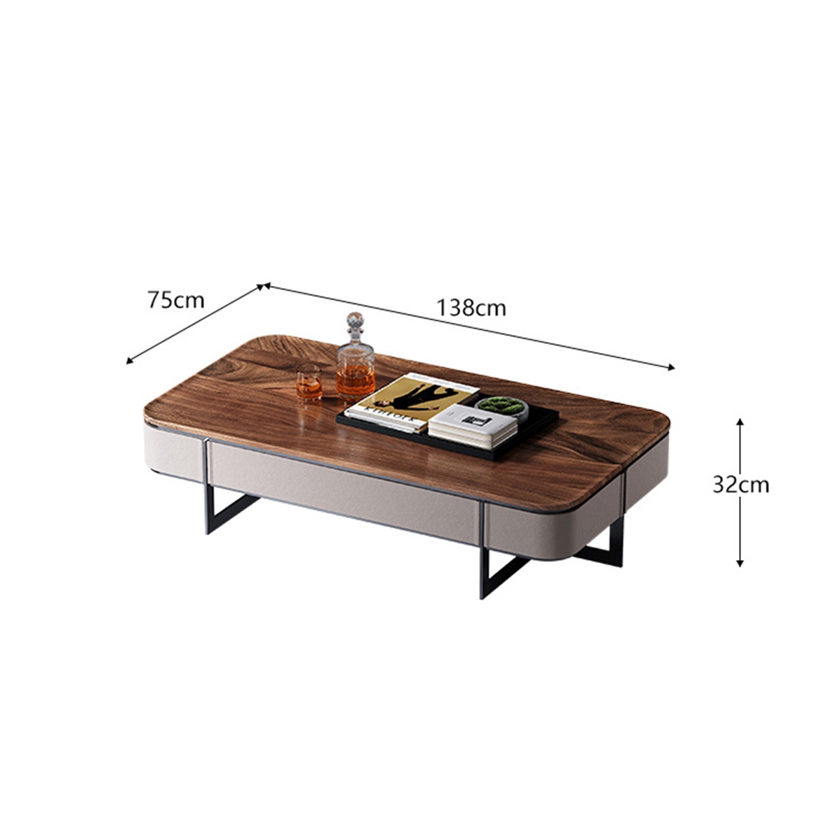Minimalist tea table