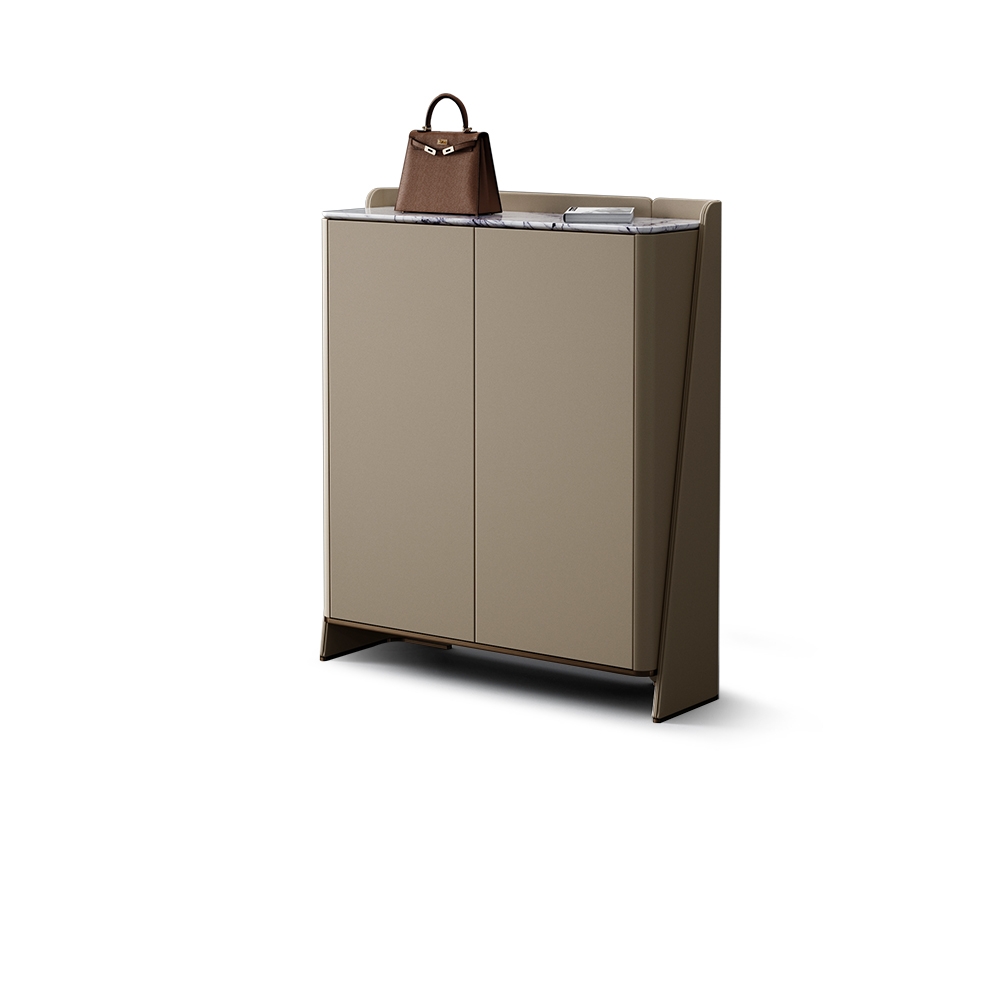 Wing shoe cabinet