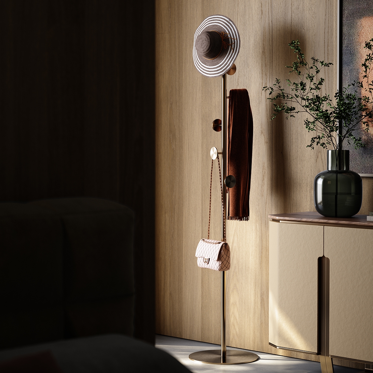 Tactful Coat Rack