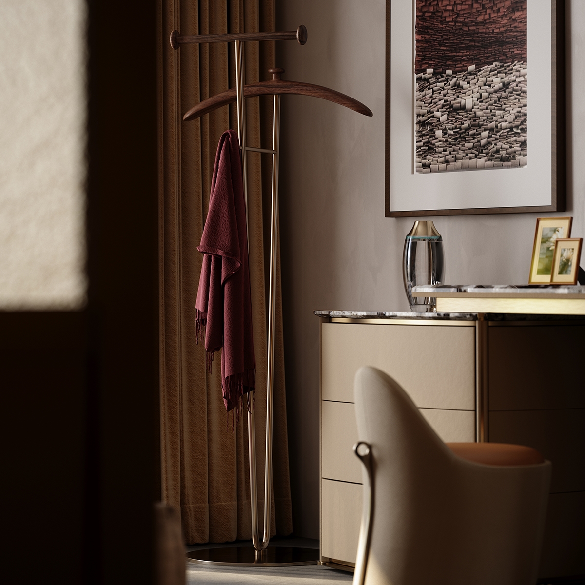 Dawn Moon Coat Rack
