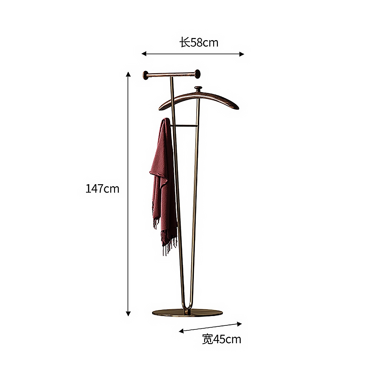 Dawn Moon Coat Rack