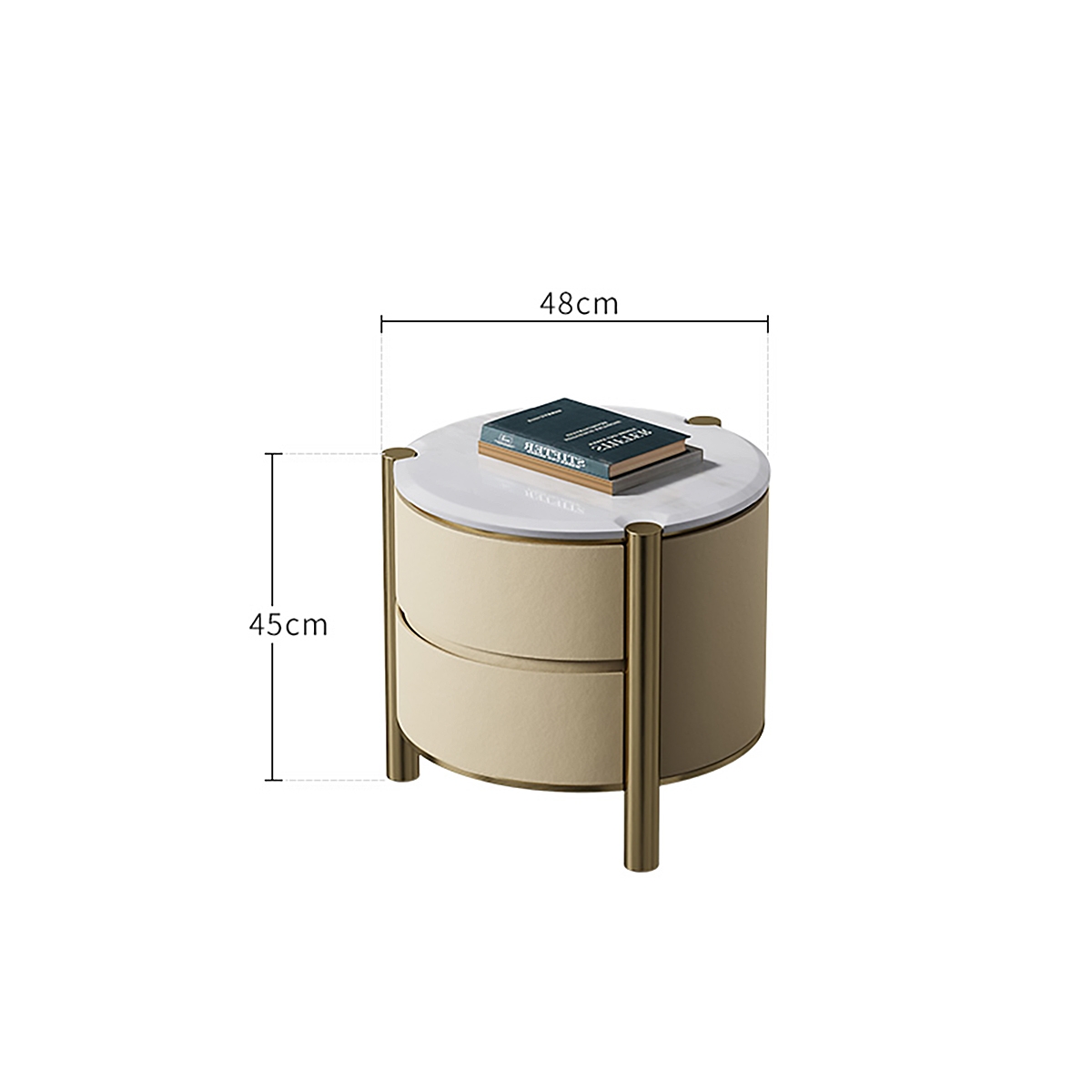 Pillar Bedside table