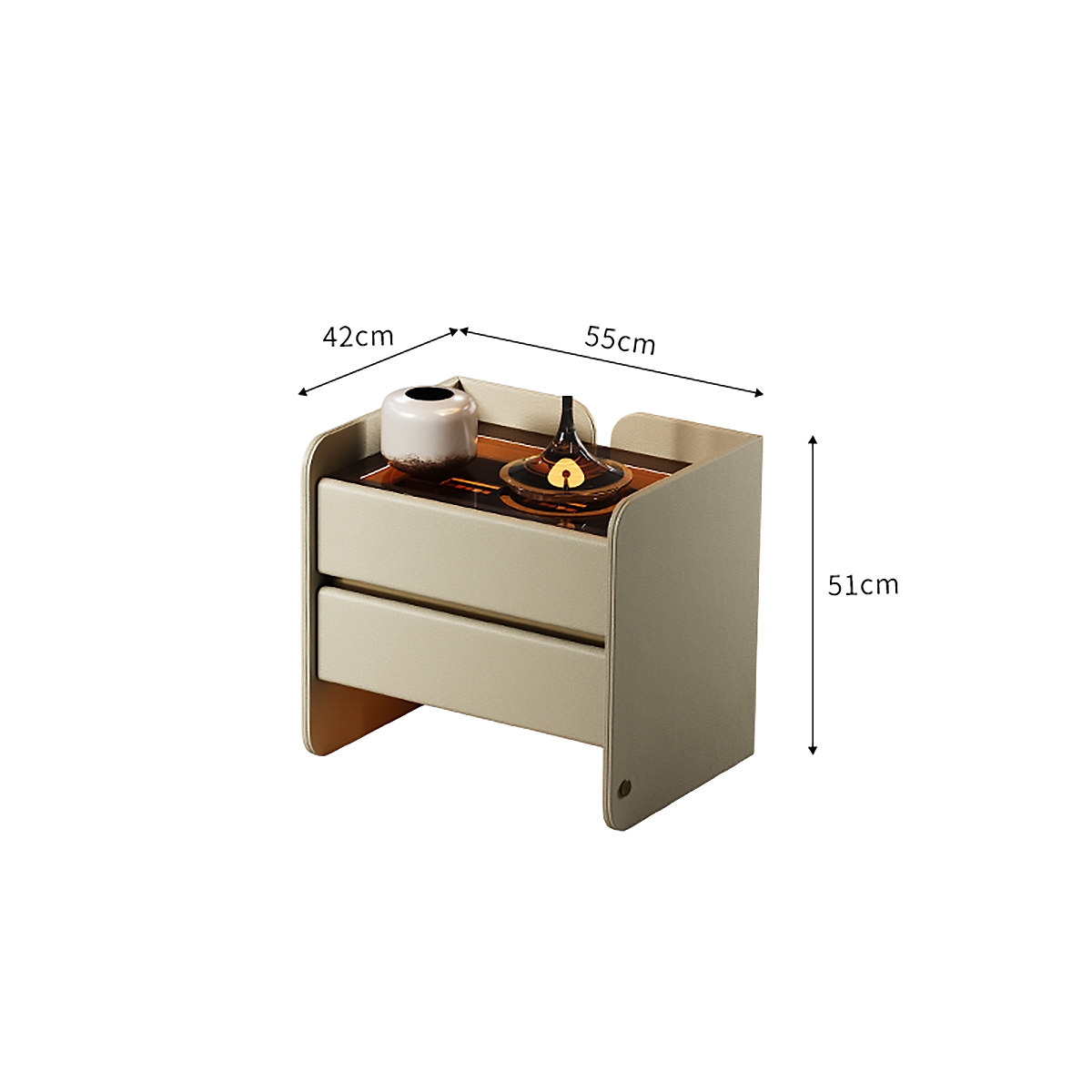 Wing Bedside table