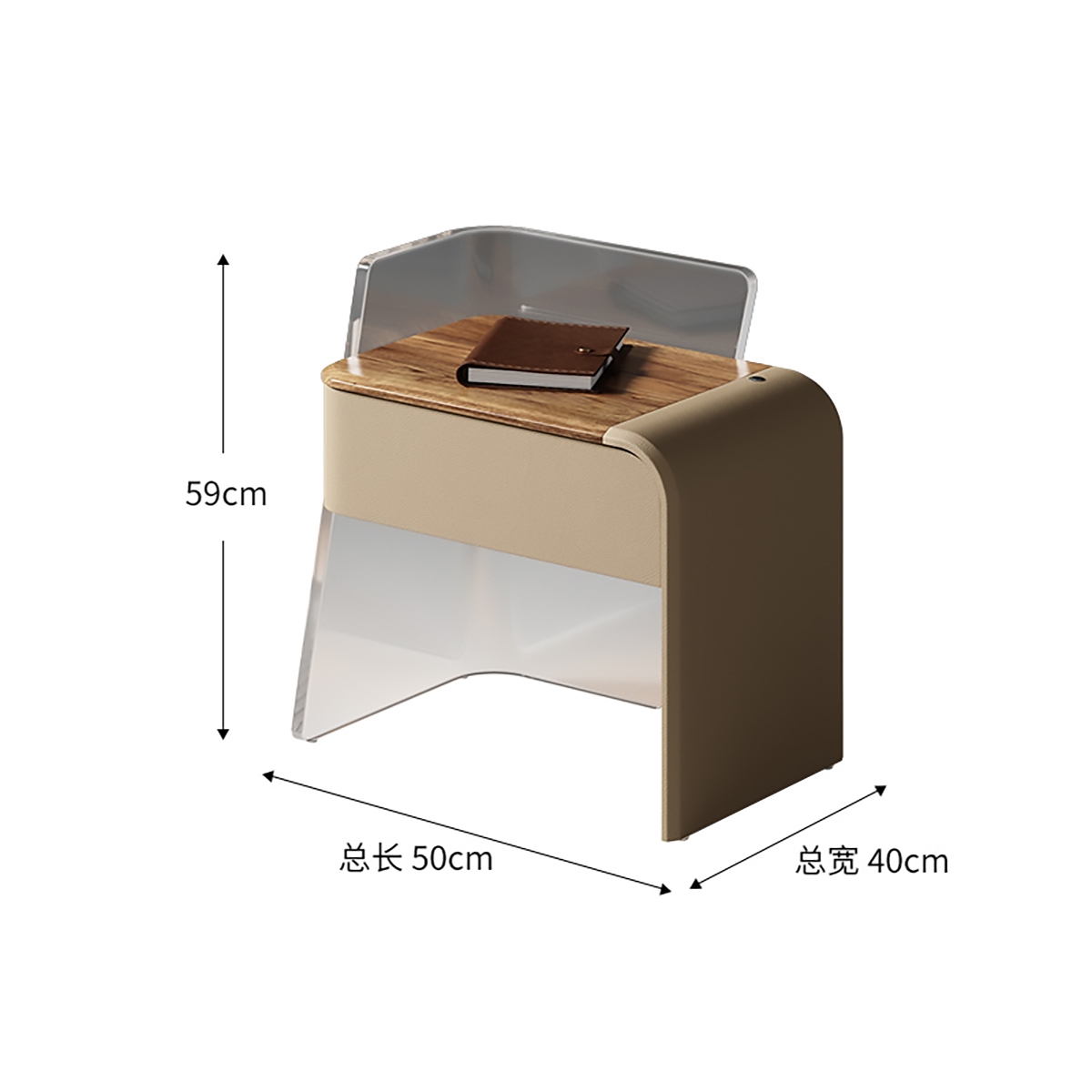 Wing Bedside table