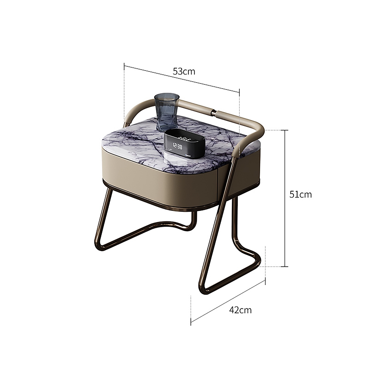 Plain Bedside table