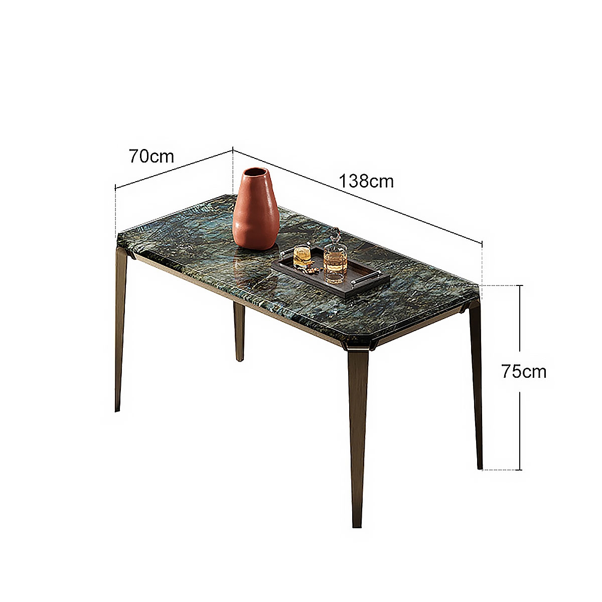 Pillar dining-table
