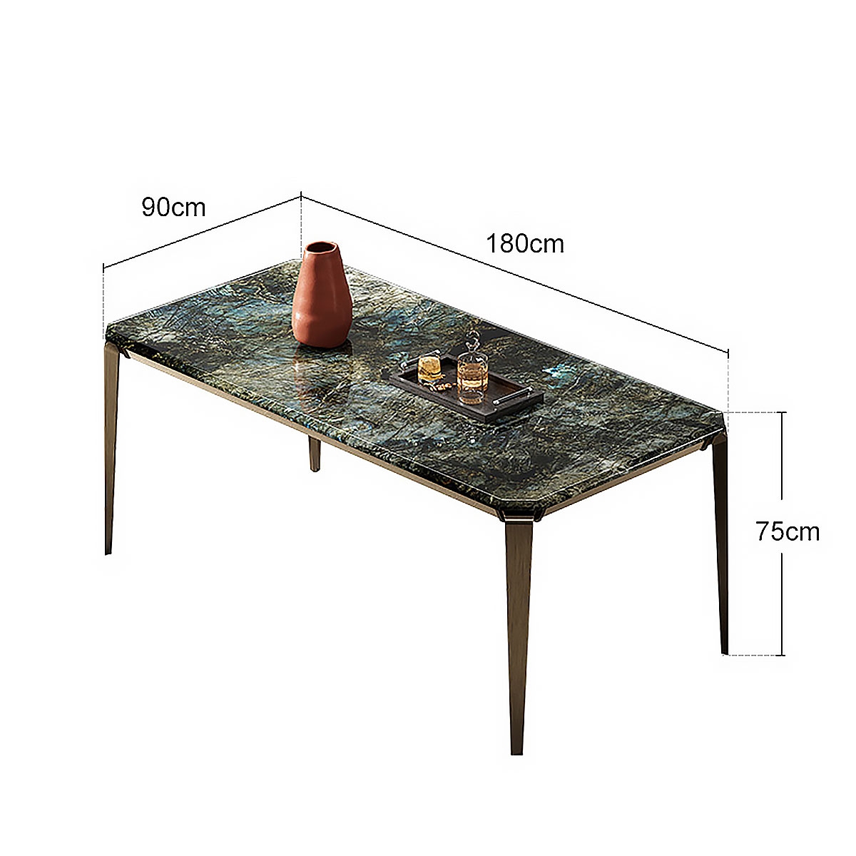 Pillar dining-table
