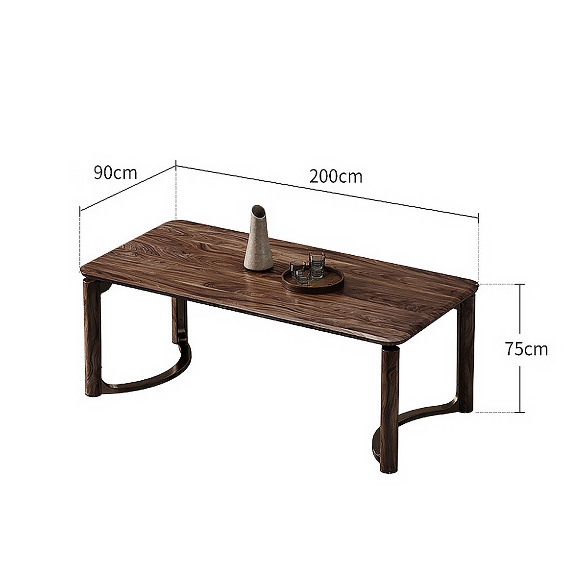 Arc dining-table