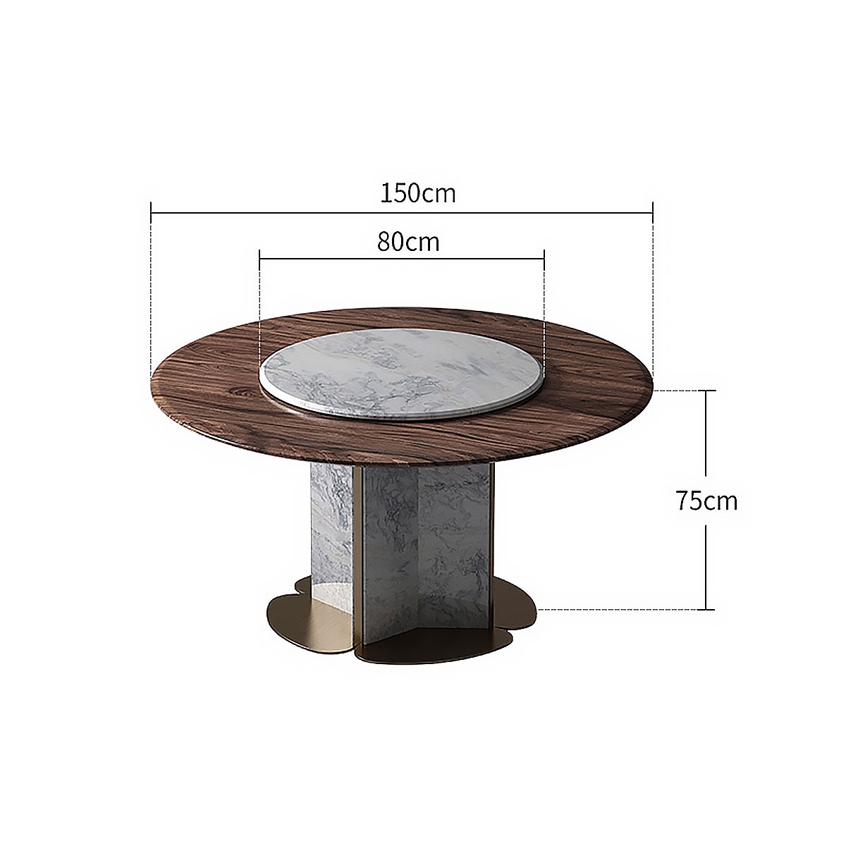 Clover dining-table