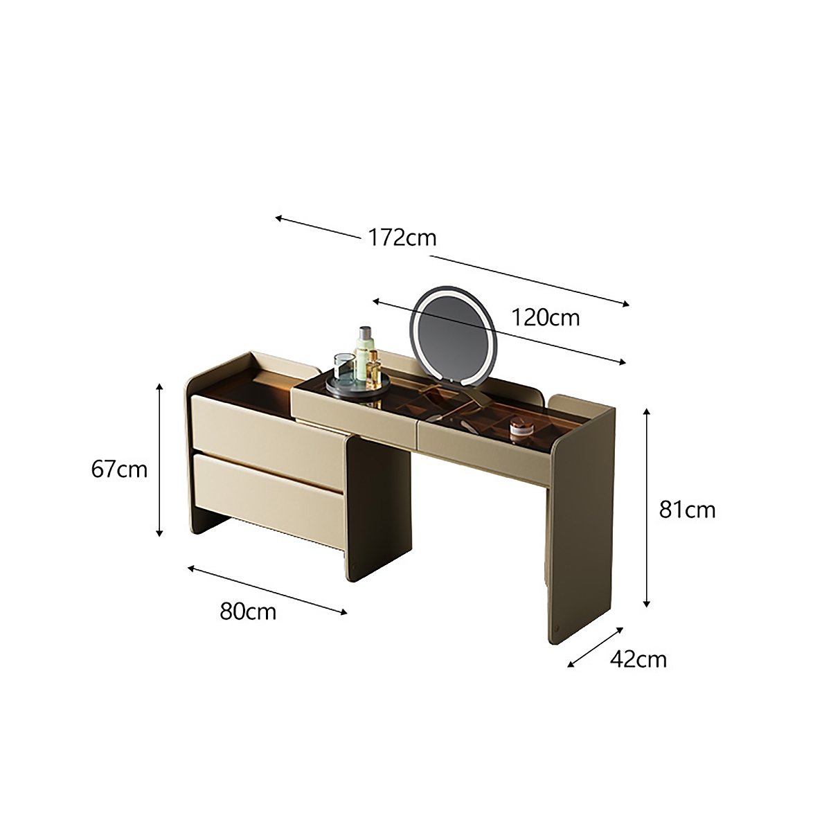 Wing Dressing table