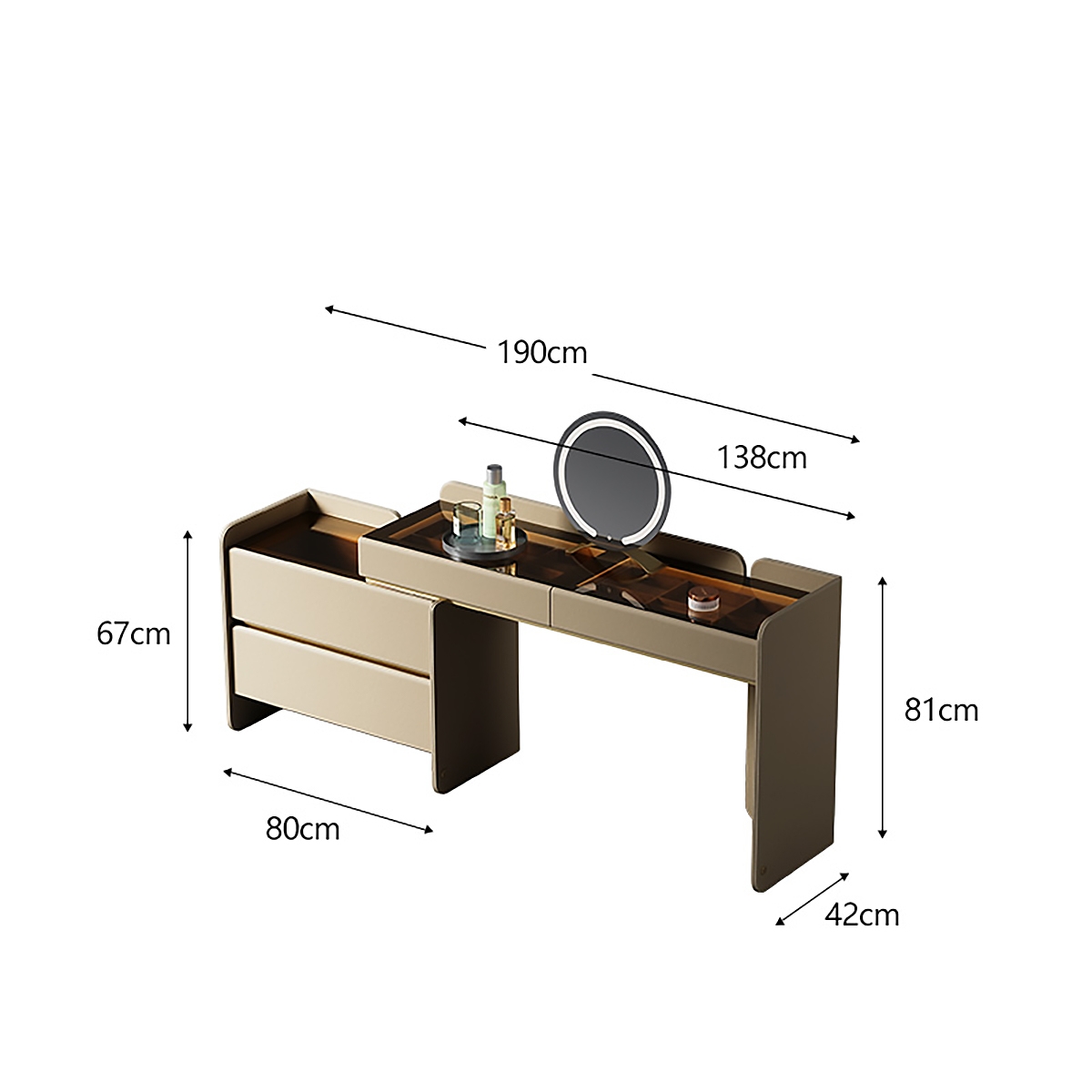 Wing Dressing table