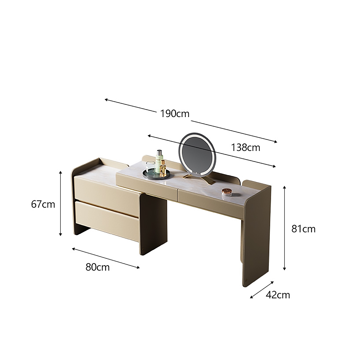 Wing Dressing table