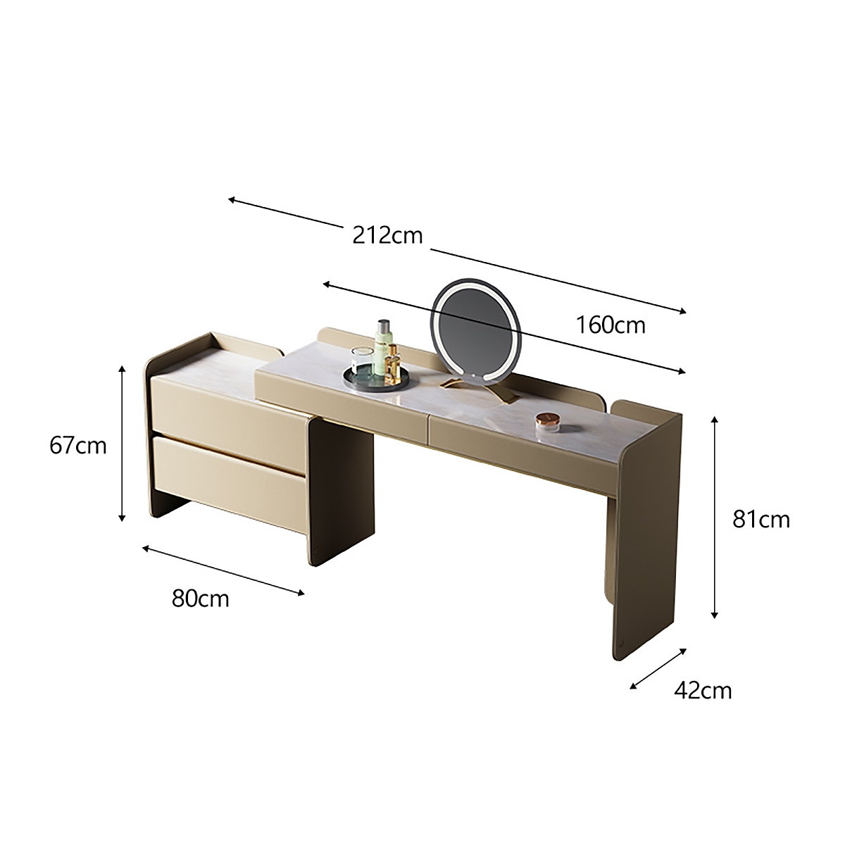 Wing Dressing table