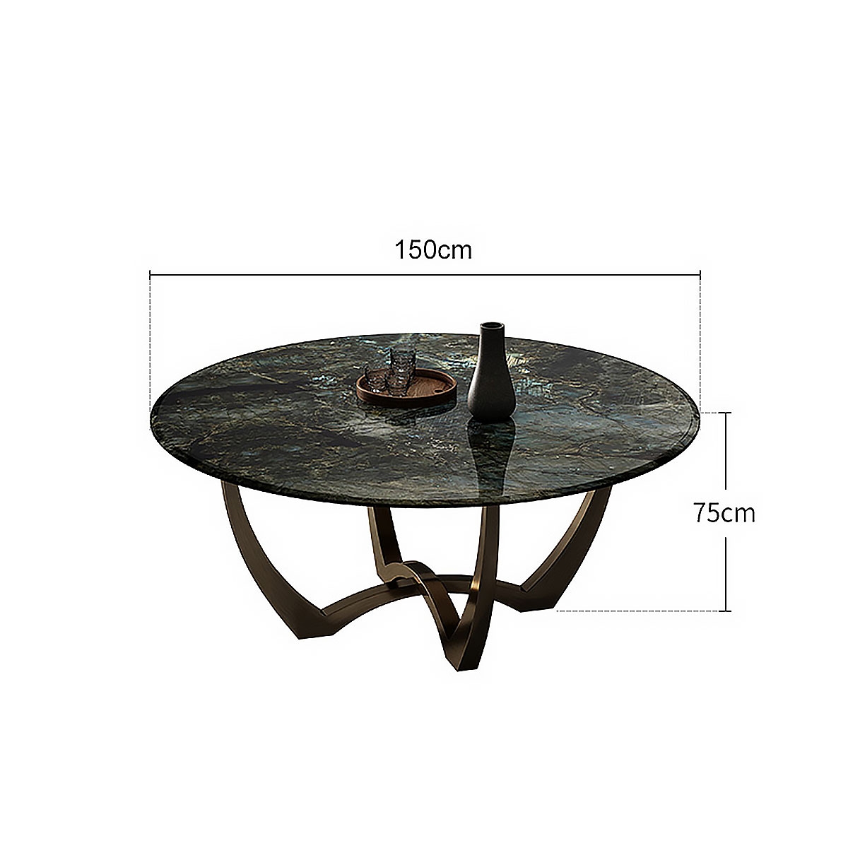 Plain dining-table