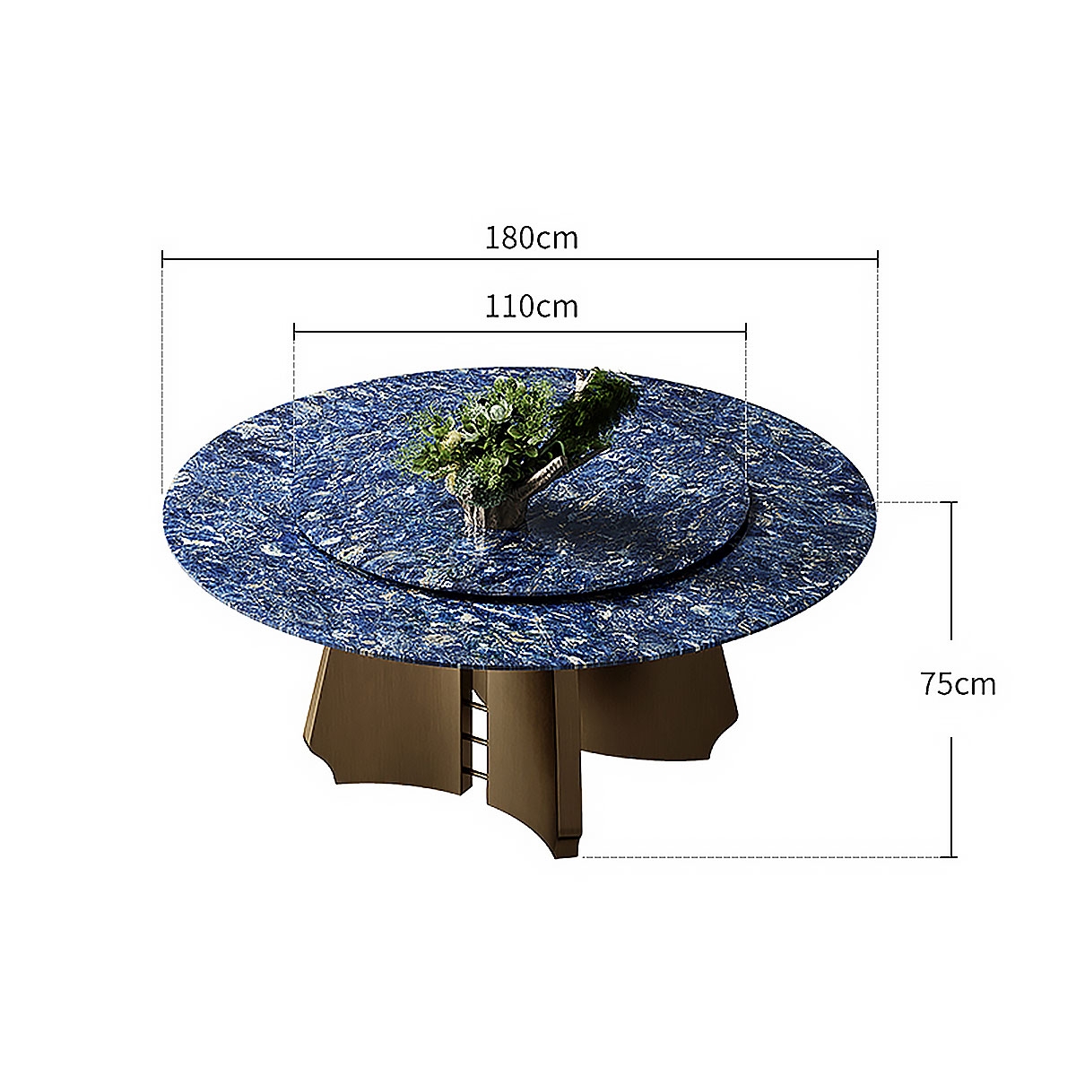 Whole dining-table