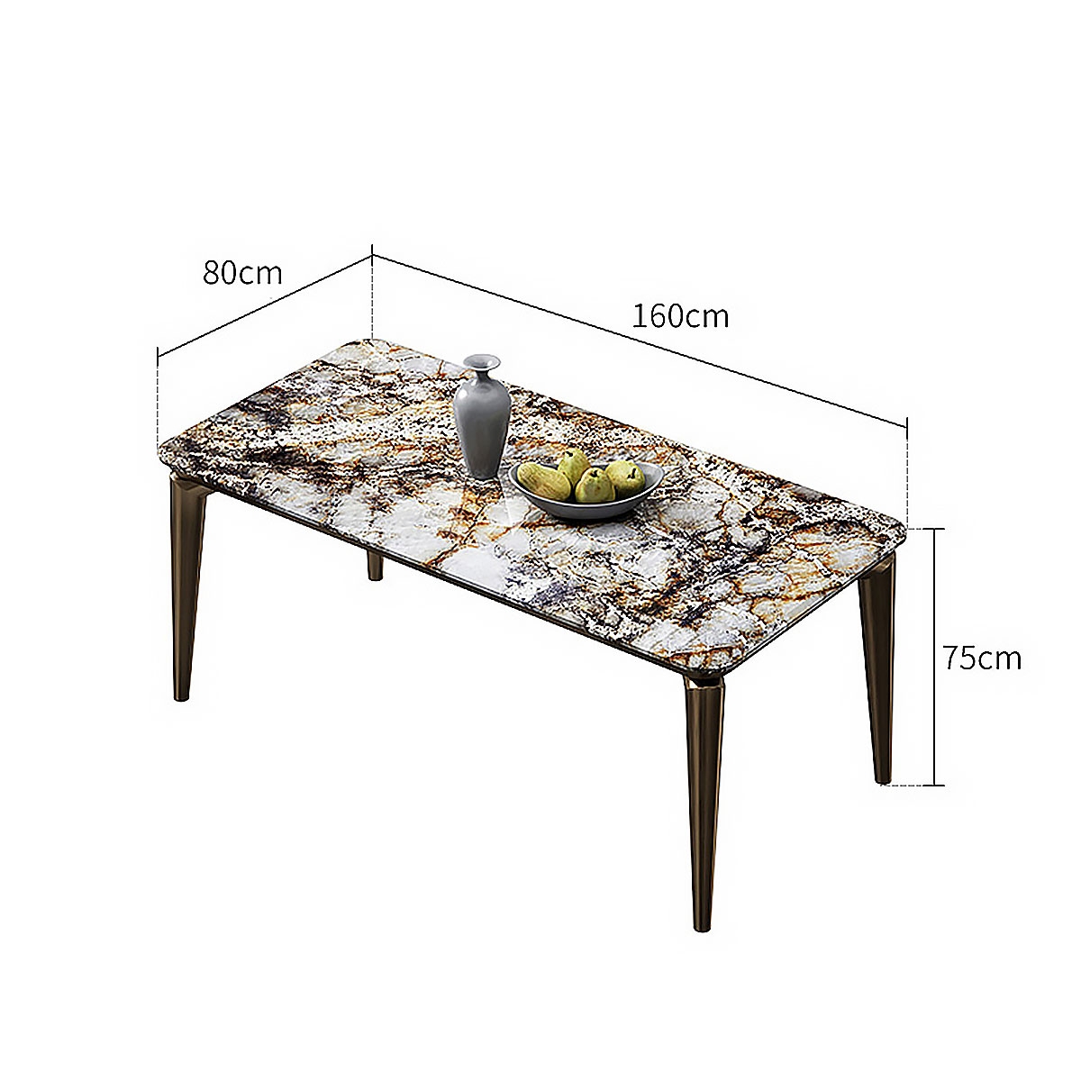 Pillar dining-table