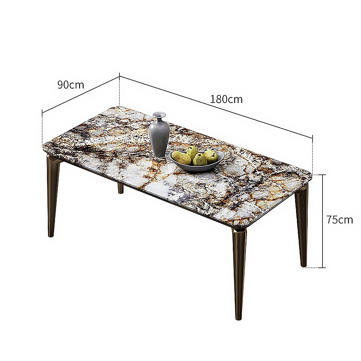 Pillar dining-table