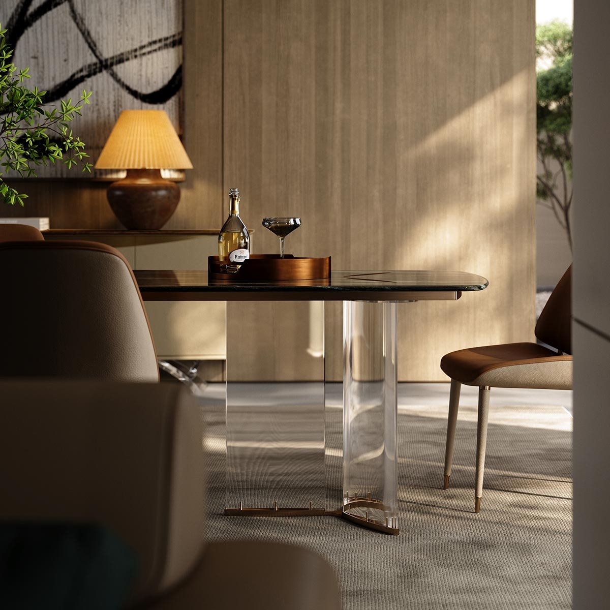 Cloud tea table