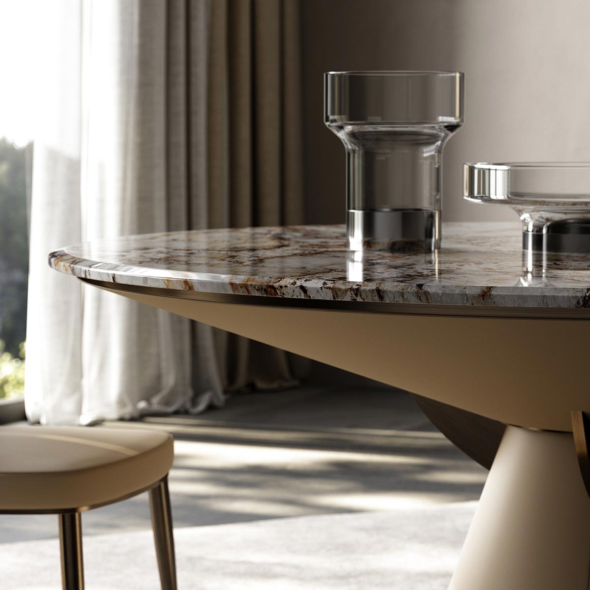Tactful tea table