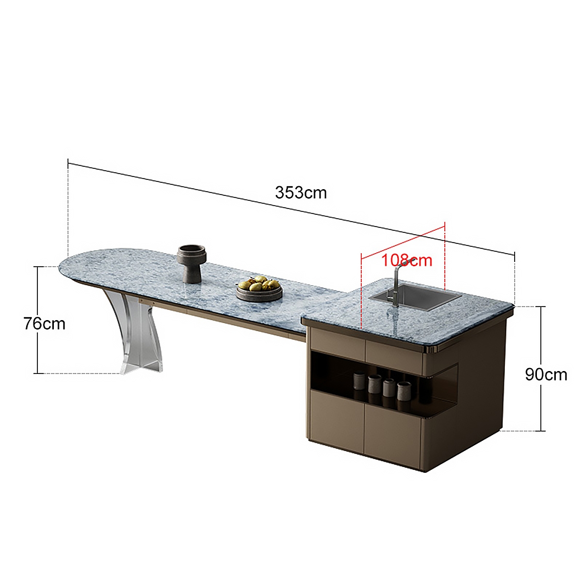 Cloud dining-table