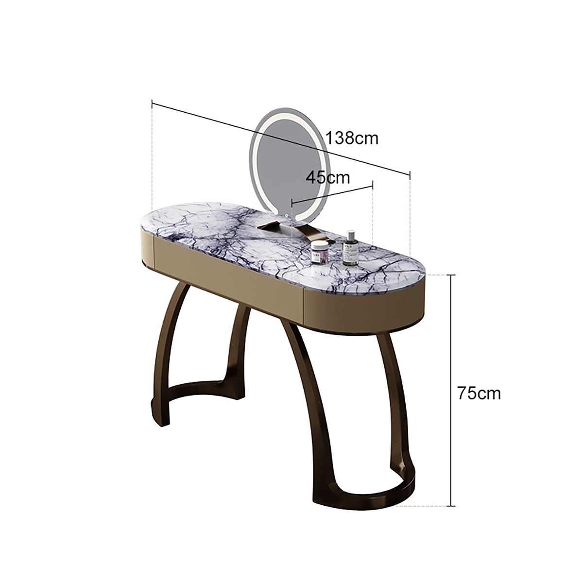 Arc Dressing table