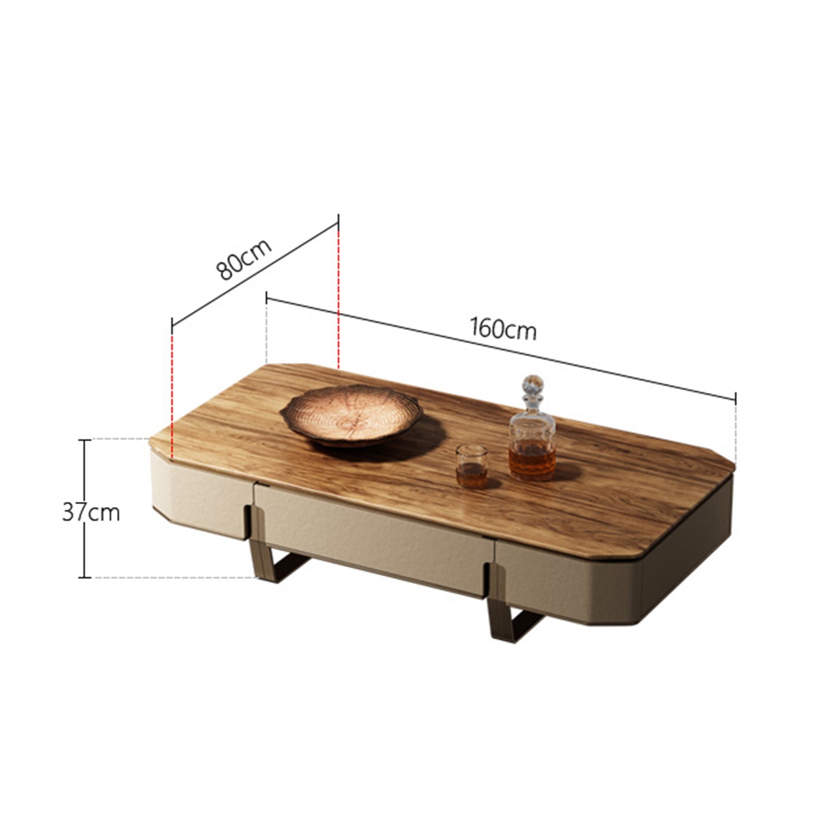 Minimalist tea table