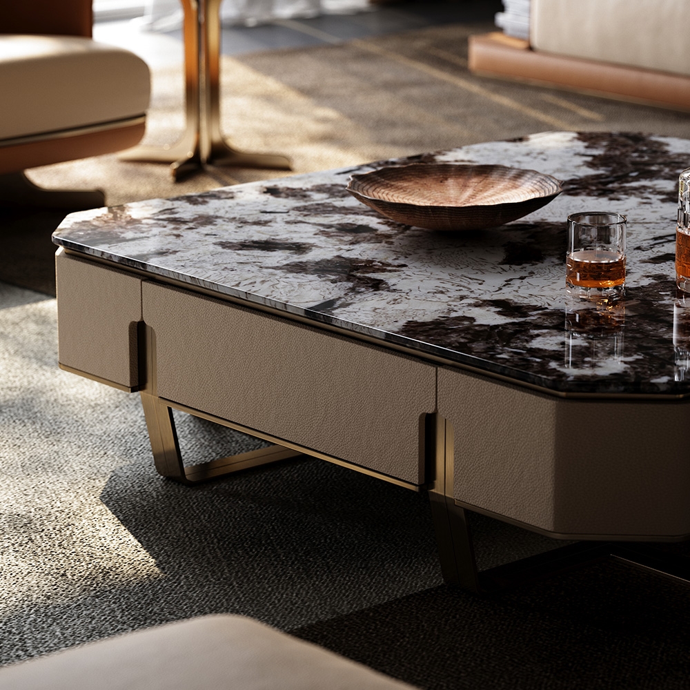 Minimalist tea table