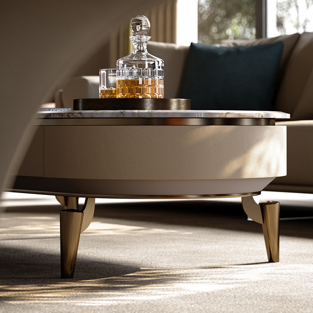 Pillar tea table